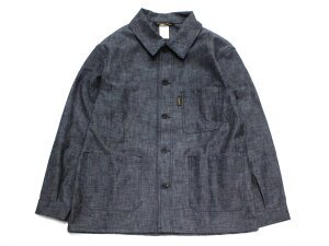 LE LABOUREUR�y���E���u���[���zEXCLUSIVE VESTON *INDIGO CHAMBRAY