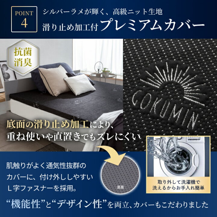 楽天市場】【楽天1位】 マットレス プレミアム 高反発マットレス 195cm 
