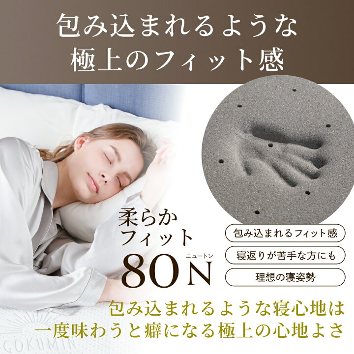 楽天市場】【楽天1位】 GOKUMIN マットレス プレミアム低反発 厚さ5cm 