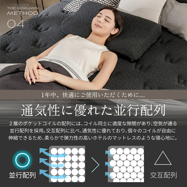 楽天市場】【楽天1位】 ポケットコイル THE GOKUMIN 高級 ホテル 