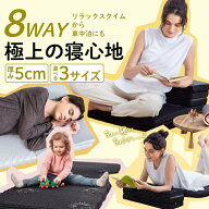 【20％OFF！】【楽天1位】 GOKUMIN リラックスgoroneマット 折りたたみ マットレス S M L サイズ 5つ折り…