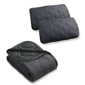 GOKUMIN 除湿 敷きパッド 枕パッド オールシーズン リバーシブル 選べるセット & 単品 ❘ さらさら シングル セミダブル ダブル 抗菌 防臭 速乾 吸湿 洗える 丸洗い 通気性 さらさら 除湿シート ベッド パッド シーツ 敷きパット 枕カバー