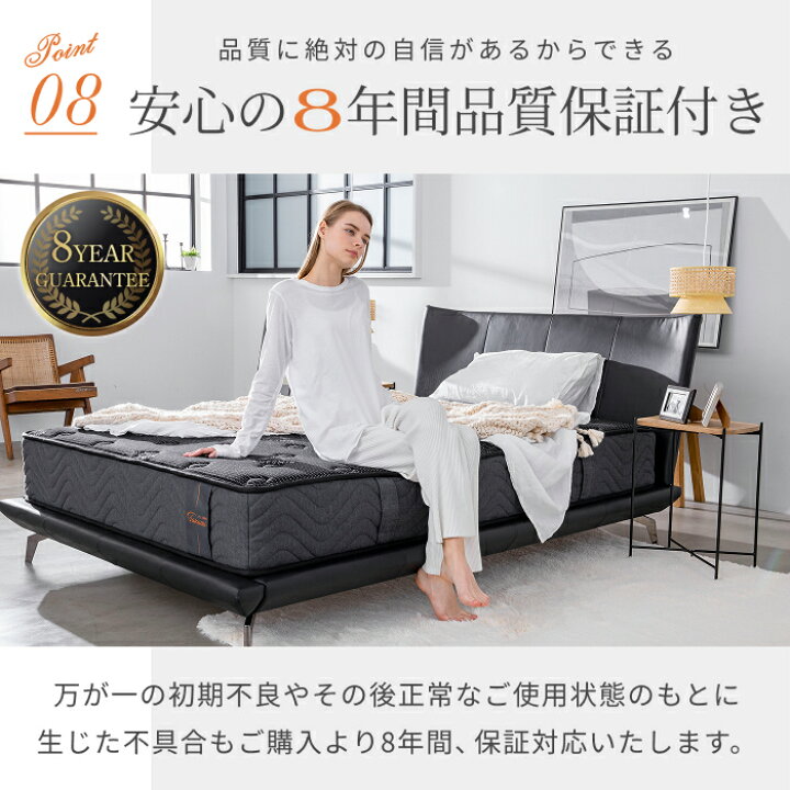 楽天市場】【楽天1位】 GOKUMIN マットレス 両面仕様 ポケットコイル 