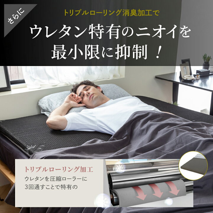 楽天市場】【楽天1位】 GOKUMINマットレス 男のマットレス 高反発 