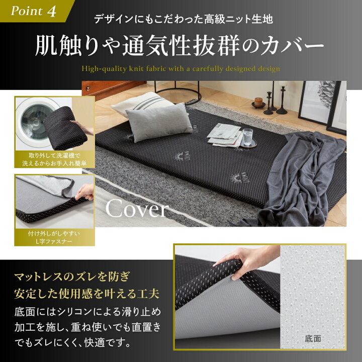 楽天市場】【楽天1位】 GOKUMINマットレス 男のマットレス 高反発 