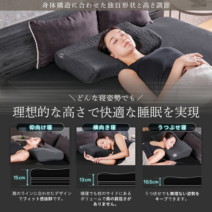 楽天市場】GOKUMIN 枕 プレミアム 低反発枕 まくら ジェルカバータイプ 