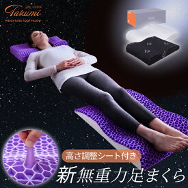 【楽天1位】 GOKUMIN 枕 足まくら 足枕 無重力ジェル フットピロー カバー付き | 腰痛 反り腰 脚枕 むくみ 整体 ジェルピロー クッション 足クッション あしまくら 低反発枕 低反発 疲れ 脚クッション