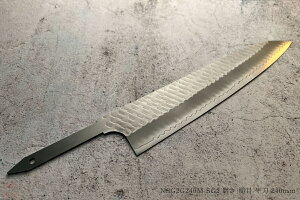 送料無料 刀鍛冶 名門 青森 日本製 国産 二唐 刃物 鍛造所 SG2 SPG2 槌目 牛刀 包丁 240mm 24cm 磨き 選べる ハンドル 柄 ウッド 木 ウォールナット チーク ウェンジ 黒檀 水牛 高級 おしゃれ / Nigara