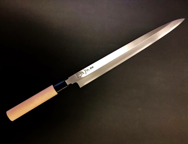 楽天市場】正本 総本店 本霞 玉白鋼 柳刃 庖丁 330mm 33cm KS0433 EBM 