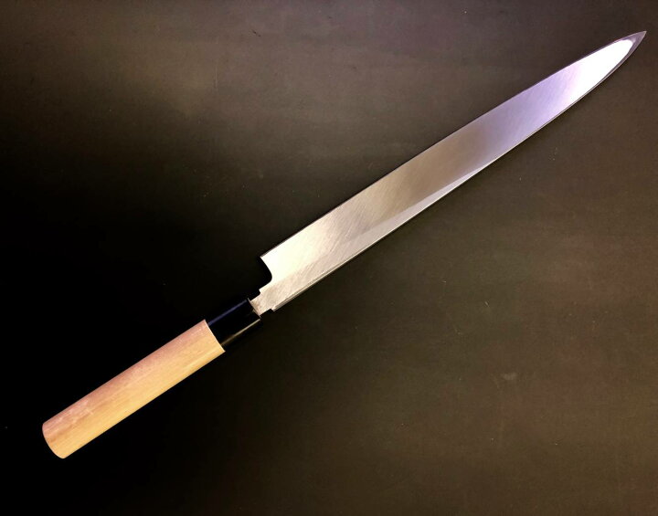 楽天市場】正本 総本店 本霞 玉白鋼 柳刃 庖丁 330mm 33cm KS0433 EBM 