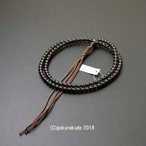 数珠 臨済宗 総茶水晶 尺2
