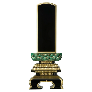 位牌 お位牌 彫料金込 面粉 青吹蓮華 京型千倉座 3.5寸