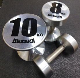 USAKA X-ダンベル 1～35kg 回転式 2個1組 クロームメッキ ジム仕様 ウエサカ 受注生産品