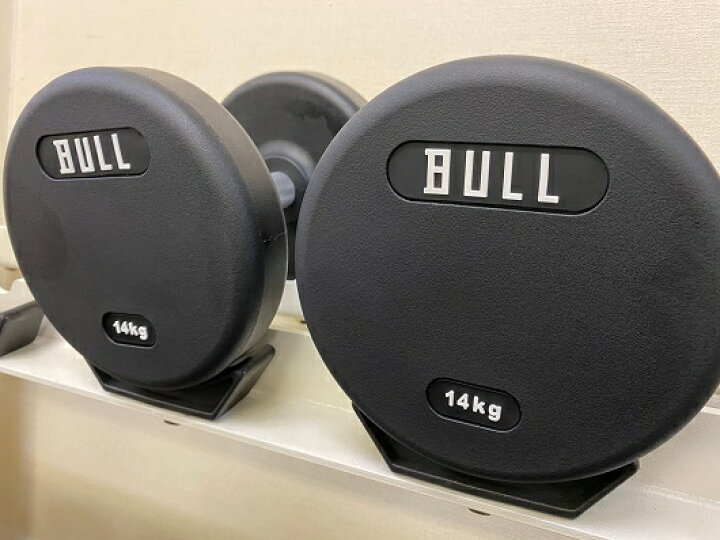 楽天市場】BULL TPUダンベル 12～30kg 重量固定式 2個1組 静音 ゴム 