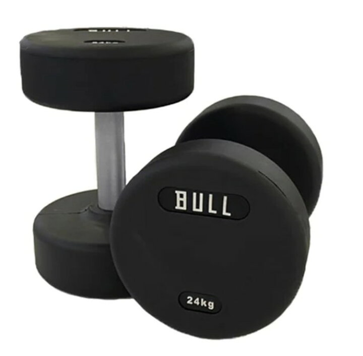 楽天市場】BULL TPUダンベル 12～30kg 重量固定式 2個1組 静音 ゴム 