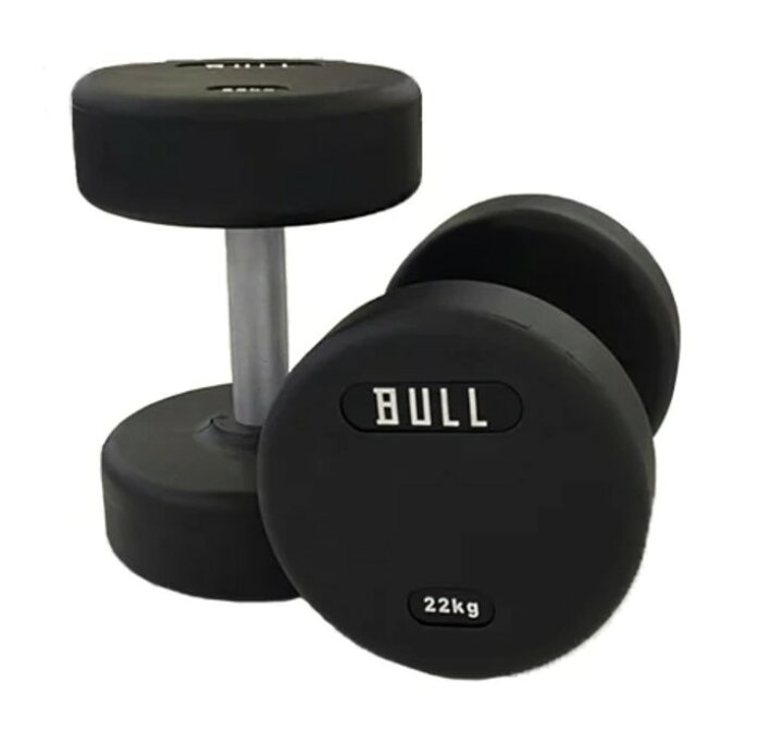 楽天市場】BULL TPUダンベル 12～30kg 重量固定式 2個1組 静音 ゴム 