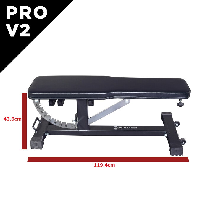 楽天市場】Ironmaster スーパーベンチPRO V2 トレーニングベンチ 