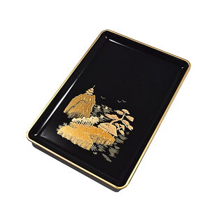 【名刺盆】名刺盆 加賀蒔絵7寸(長さ21cm)日本製法事道具 御布施お盆 のしを載せる のし袋を載せる