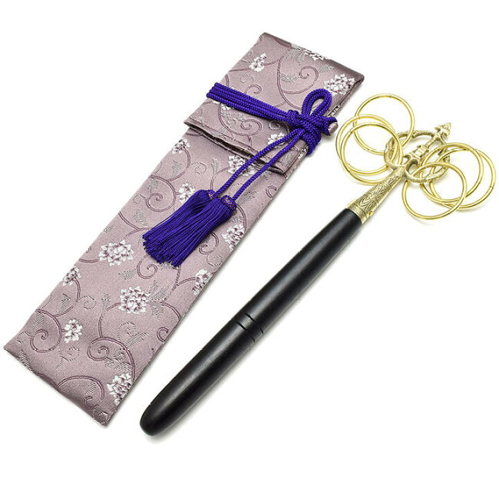 楽天市場】【錫杖入れ】錫杖入れ袋 上等品（紫）長さ約35センチ （30cm 