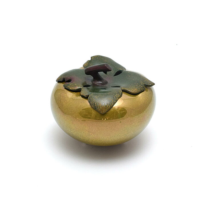 楽天市場】【香炉】柿香炉京都 逸鳳工房作※完全限定品伝統工芸品煮色 