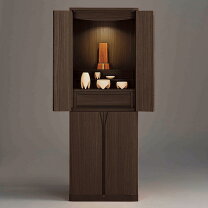 新品］20％OFF仏壇140cm×46cm×40cm仏間なし台付き