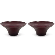 【お仏具】【高杯／高月】ボルドー 3寸（径9cm）【日本製】【一対セット】現代仏具 高月 高坏 高杯 供物…