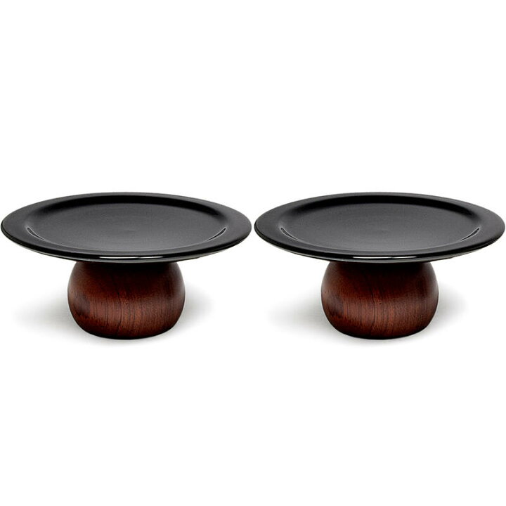 楽天市場】【お仏具】高月塗り 黒紫檀色（木製品）3寸（径9cm）☆一対 