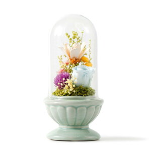 【仏花】プリザーブドフラワー『和み ブルー』Sサイズ(高さ13cm)※シングルタイプ(1本入り)【箱入り】プリザーブドフラワー プレゼントお花 仏花 造花 お供え花 お盆仏花 お彼岸仏花