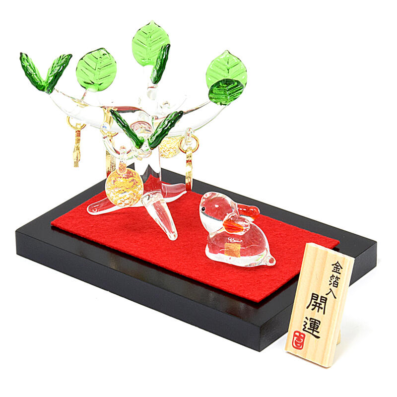 楽天市場】【縁起物】金沢-純金箔入り「金のなる木とうさぎ」（台幅約