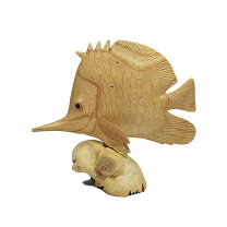 楽天市場】置物 木製 魚の通販