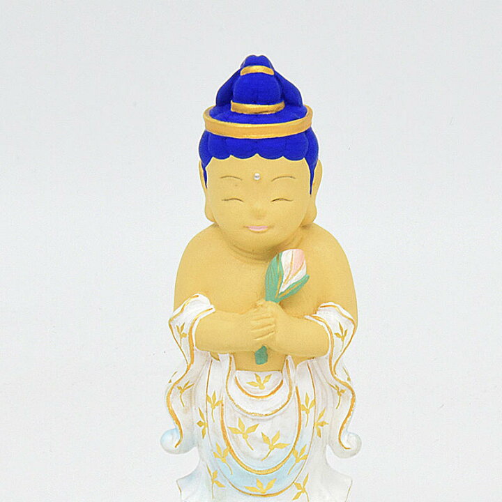 楽天市場】【縁起物】童観音様（観世音菩薩）3寸（総高さ14cm）【完全 