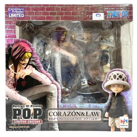 【中古】【未開封品】【メガハウス】Portrait.Of.Pirates “LIMITED EDITION”「ワンピース」コラソン＆トラファルガー・ロー