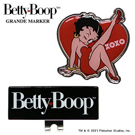 Betty Boop ベティー ブープ グランデマーカー(ビッグマーカー) MK0290 送料無料 ベティーブープ ボールマーカー キャップクリップマーカー マグネットマーカー グリーンマーカー HTCゴルフ ホクシン交易