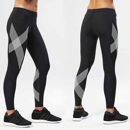 2XU(ツー・タイムズ・ユー)レディースコンプレッションタイツあらゆるスポーツやトレーニング&疲労回復に使える万能の着圧機能のレギンス(コンプレッションロングタイツ)【返品交換不可】