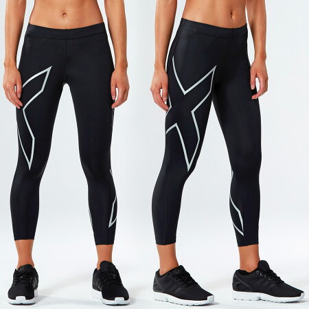 2XU(ツー・タイムズ・ユー)レディースコンプレッションタイツあらゆるスポーツやトレーニング&疲労回復に使える万能の着圧機能のレギンス(コンプレッションロングタイツ)【返品交換不可】
