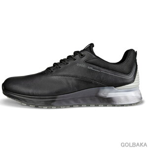 *106557yVizyYzyStV[YzGR[ GXEX[ ECCO M GOLF S-THREE LACE iԁF102944 J[F55433 BLACK/CONCRETE/BLACKyw0zyp15z