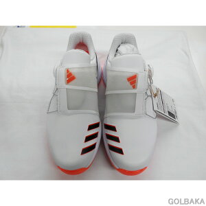 【中古】美品 adidas アディダス ゼッドジー23 ボア パフォーマンス ゴルフ シューズ スニーカー 靴 GY9713 サイズ27.5cm 白 ホワイト メンズ Luxs ブランド古着のリュクス