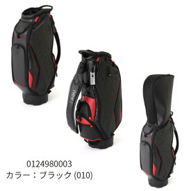 ボールプレゼント！*　刻印対応【新品】ニューバランスゴルフ　New Balance Golf マットPU×エンボスPU×エナメル キャディバッグ(9型・46インチ対応) 0124980003【w10】