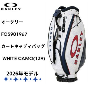 ���������E����Ή��y�V�i�z�I�[�N���[�@Oakley GOLFBAG�@18.0 FOS901967 �J�[�g �L���f�B�o�b�O �J���[�FWHITE CAMO(139)�yw0�z