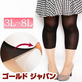 大きいサイズ レディース ストッキング レギンス 【ずれる心配ナシのレギンスデザインフェイクレギンスパンスト】 日本製 パンスト 日本製 パンティストッキング フェイクニーハイ 春 夏 秋 冬 3L 4L 5L 6L 7L 8L 3Lサイズ 15号 17号 21号 23号 ブラック 黒 プラスサイズ