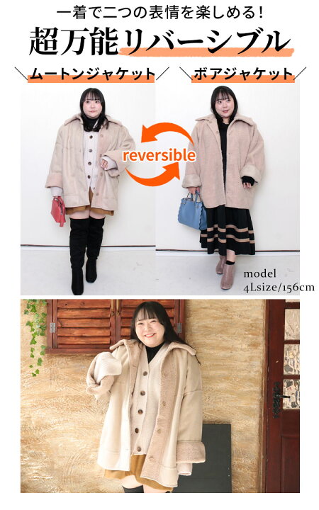 楽天市場】大きいサイズレディース アウター コート ジャケット 