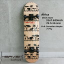 訳あり・特別価格入荷時にわずかなキズのためHEAVEN SKATE COMPLETEAFRICA 31×7.625アフリカ 78.7×19.4センチヘブン スケ...