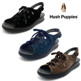 Hush Puppies ハッシュパピー　レディース　コンフォート サンダル　L-71NT 2022春夏　リニューアル　靴 外反母趾 母の日 調整可能 定番