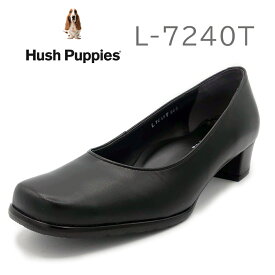 Hush Puppies ハッシュパピー　レディース パンプス L-7240T　ブラック 2021 リニューアル　靴