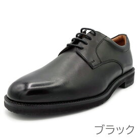 Hush Puppies ハッシュパピー メンズ プレーントー ビジネスシューズ M-0247NAT ブラック　リニューアル SALE