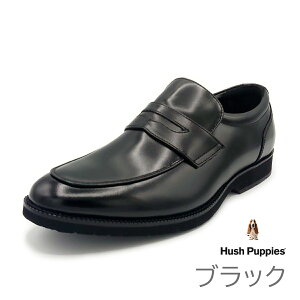Hush Puppies �n�b�V���p�s�[ �����Y ���[�t�@�[ �r�W�l�X�V���[�Y M-1682T �u���b�N �C �y�� �� �Ђ��Ȃ� ���L �b��� �X�[�c
