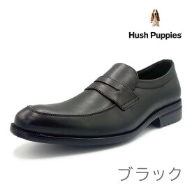 Hush Puppies ハッシュパピー メンズ ローファー ビジネスシューズ M-902T ブラック 靴