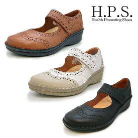 H.P.S エイチピーエス 10883 レディース 足首ベルト カジュアルシューズ 大きいサイズ (25.0cm・25.5cm) 小さいサイズ(21.5cm)　靴
