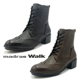 madras Walk マドラスウォーク レディース レースアップ 防水 ショートブーツ MWL1115 GORE-TEX ゴアテックス　靴