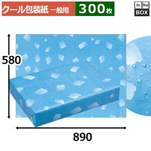 撥水加工 クール包装紙(一般用) 890×580mm 「300枚」